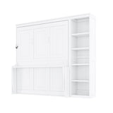 Sturdy Murphy Bed With Desk And Bookshelf