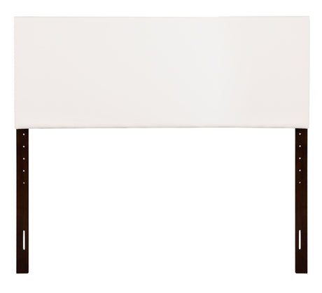 Full Headboard Elegant Casual - White