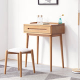 Dresser Bistro Table, 100% Solid Table Table Desk Top Table Dresser Compact Dresser Accessories Storage Drawer Natural Wood - Oak
