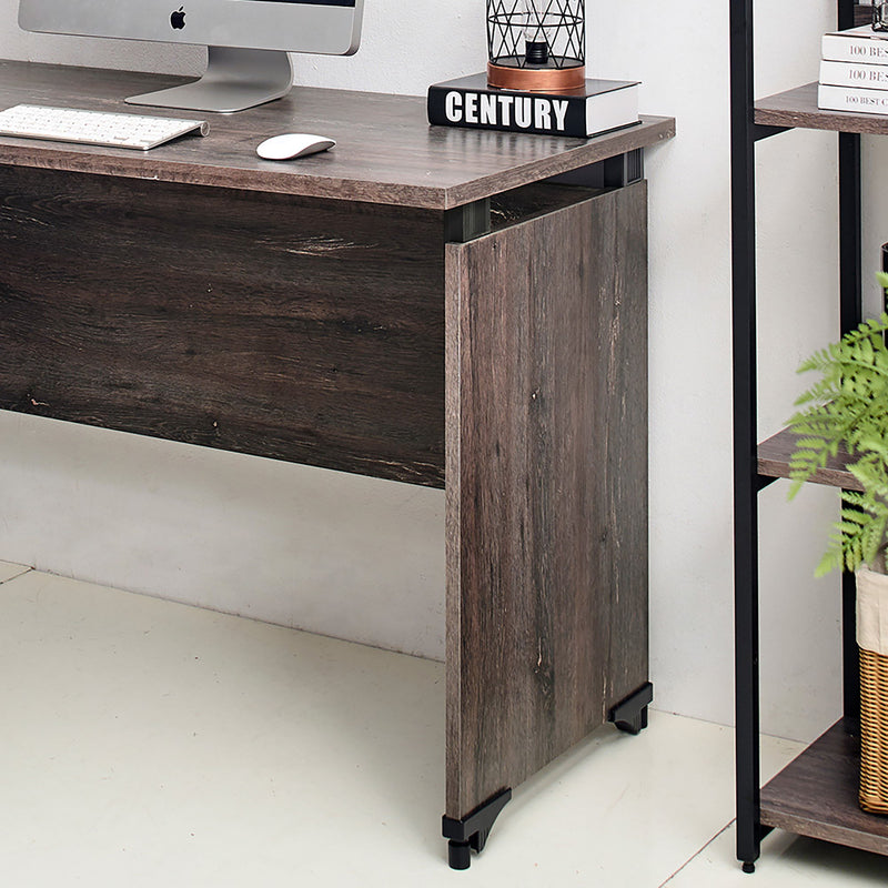 Urban - Farmhouse Composite Wood Writing Desk With Eco Friendly Material And Durable - Gray