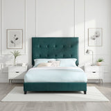 Tufted Upholstered Platform Bed