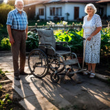 Premium Foldable Transport Wheelchair For Adults