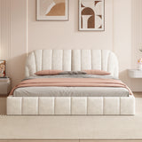 Elegant Design Upholstered Platform Bed