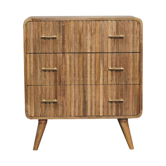 T Bar Ridged Chest - Brown