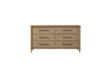 Casual 6 Drawer Dresser - Sand