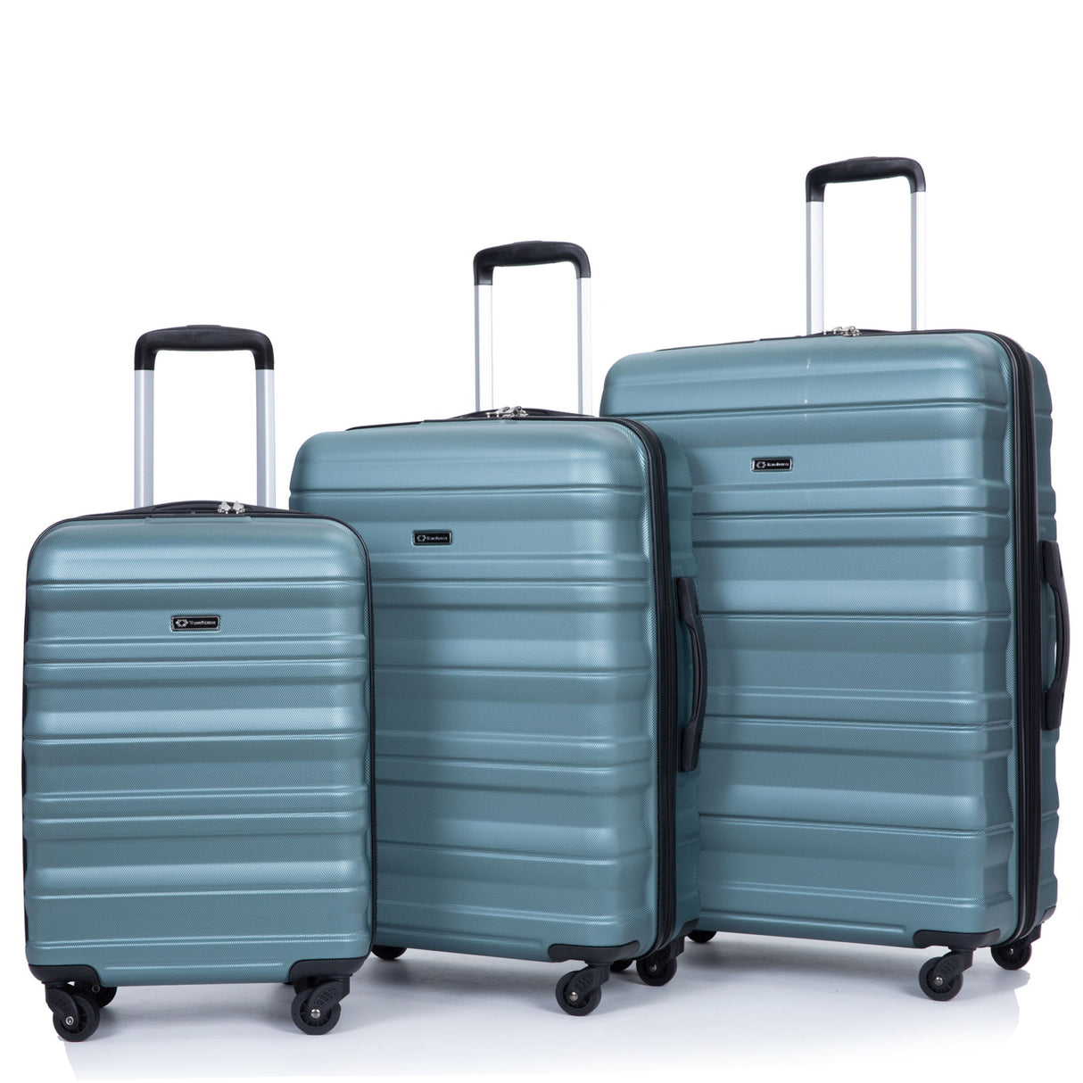 Expandable 3 Piece Luggage Sets Lightweight & Durable Suitcase, Spinner Wheels, Tsa Lock