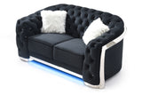 Loveseat With Flared Arms
