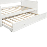 Twin Size Daybed & Twin Size Trundle - White
