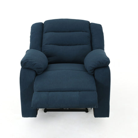 Wide Power Standard Recliner - Navy Blue