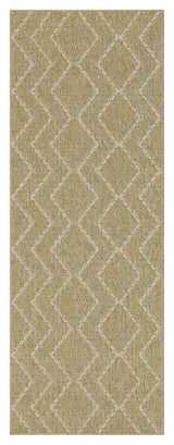 Earth - 5'3" X 7'3" Indoor, Outdoor Area Rug - Jute / White