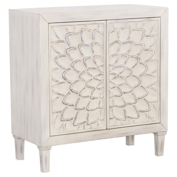 White 2-door Accent Cabinet