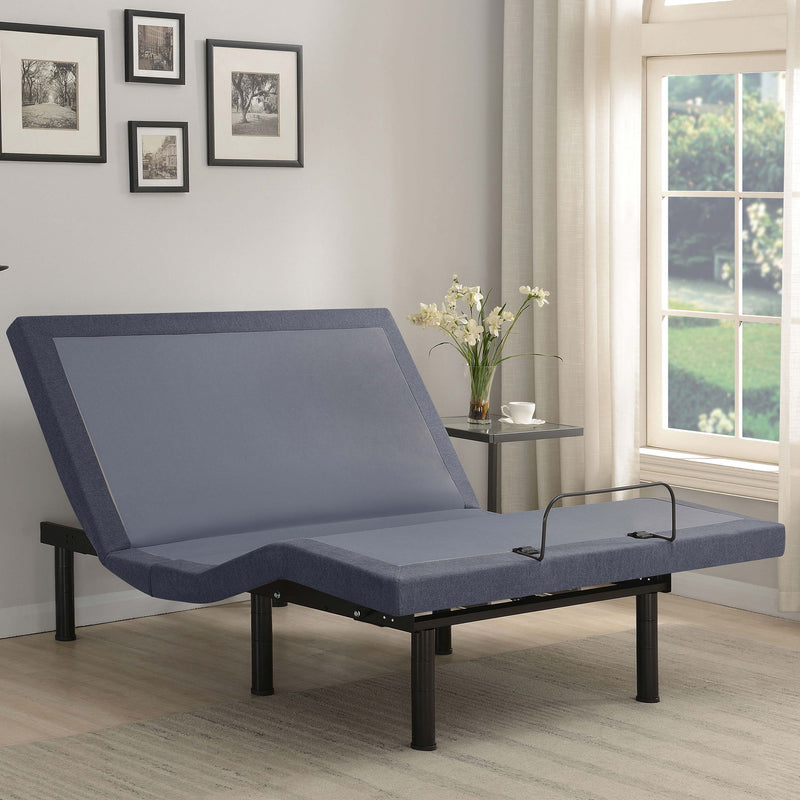 Kelven - Adjustable Bed Base With Wireless Remote And Dual Massage Motors