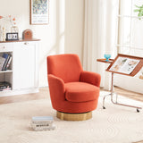 Teddy Swivel Barrel Chair, Swivel Accent Chairs Armchair For Living Room