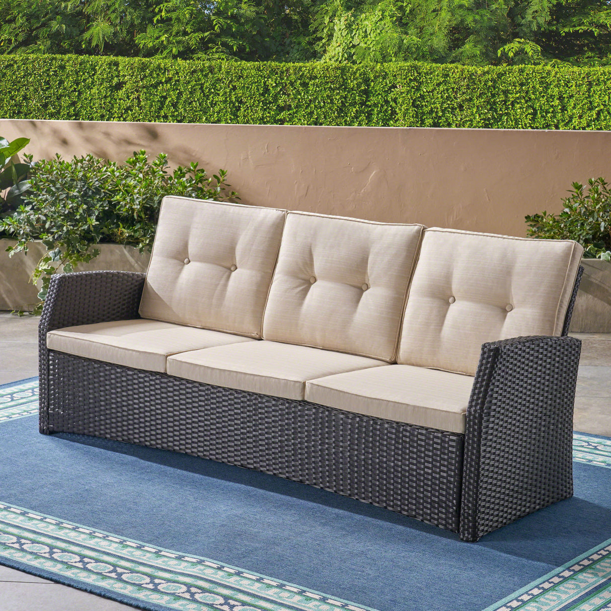 St Marta - 3 Seater - Dark Brown