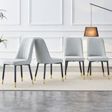 Modern Chair With Metal Legs