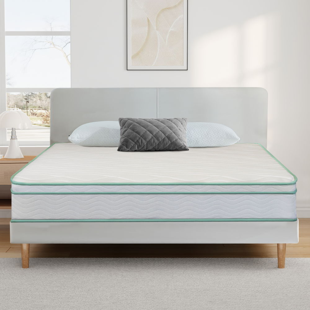 8" Medium Cool Gel Memory Foam Innerspring Hybrid Mattress