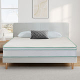 8" Medium Cool Gel Memory Foam Innerspring Hybrid Mattress