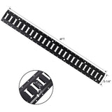 Heavy Duty E Track Tie-Down Rail Kit With O-Ring Anchors And Rope Tie Offs