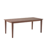 Farmhouse Charm Dining Table With Square Leg