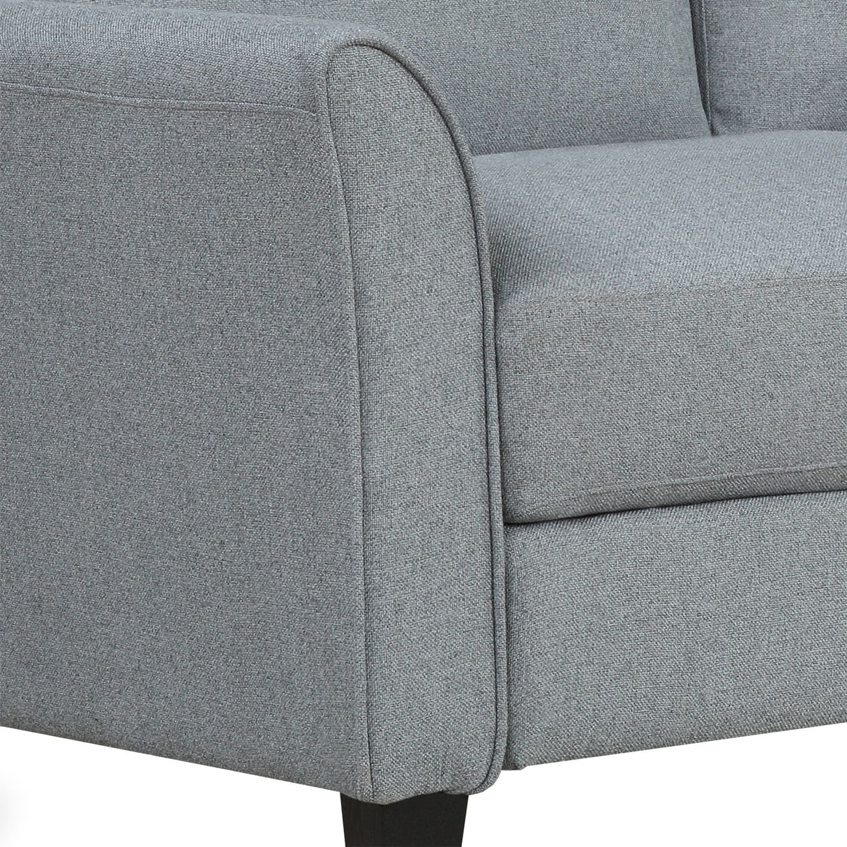 3 Seat Sofa Living Room Linen Fabric Sofa