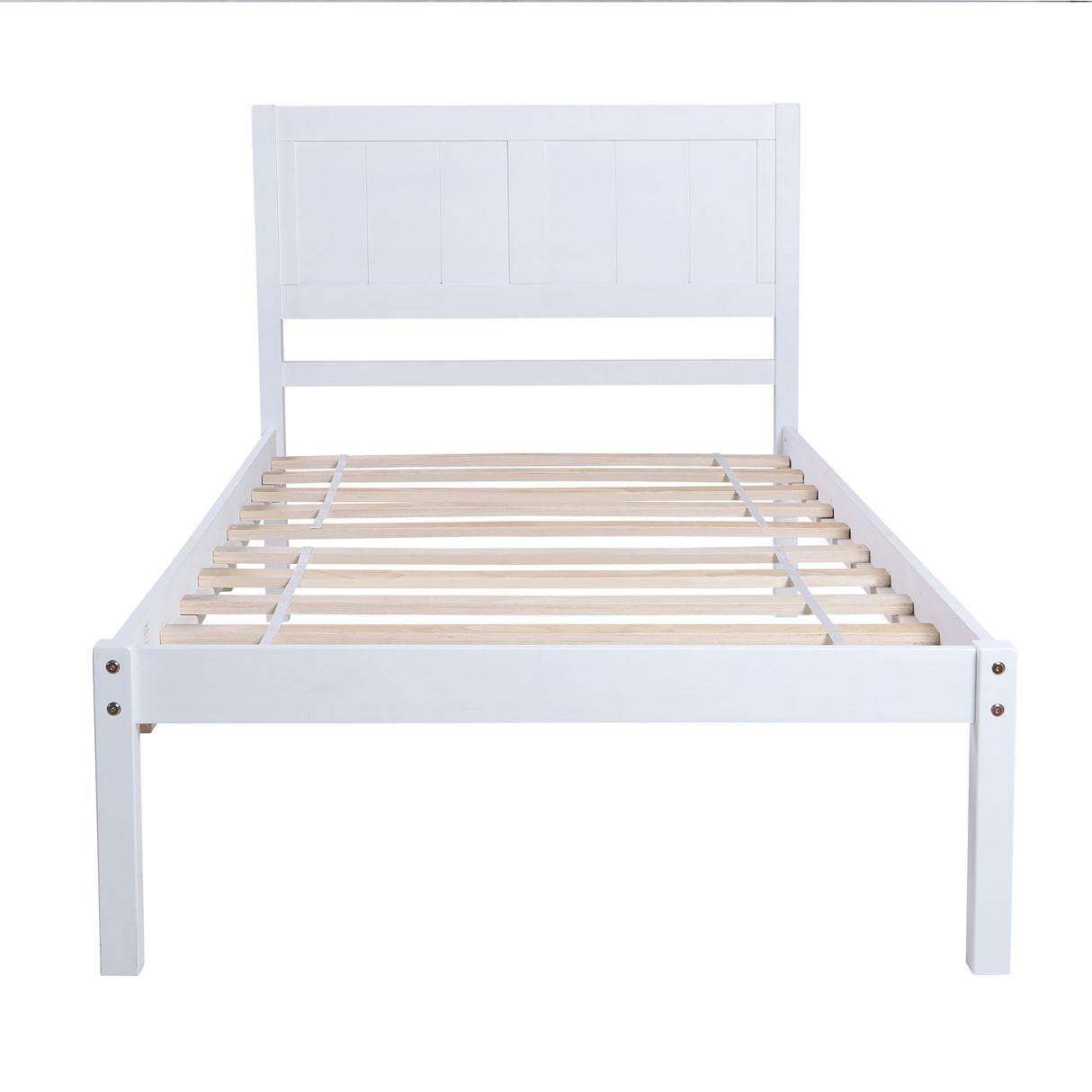 Classic Platform Bed With Headboard