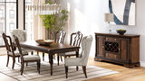 Upholstered Wing Host Chair - Light Gray