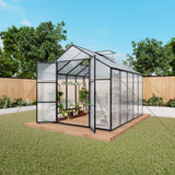 Gain Height Windproof Greenhouse All Season Outdoor Garden Shelter