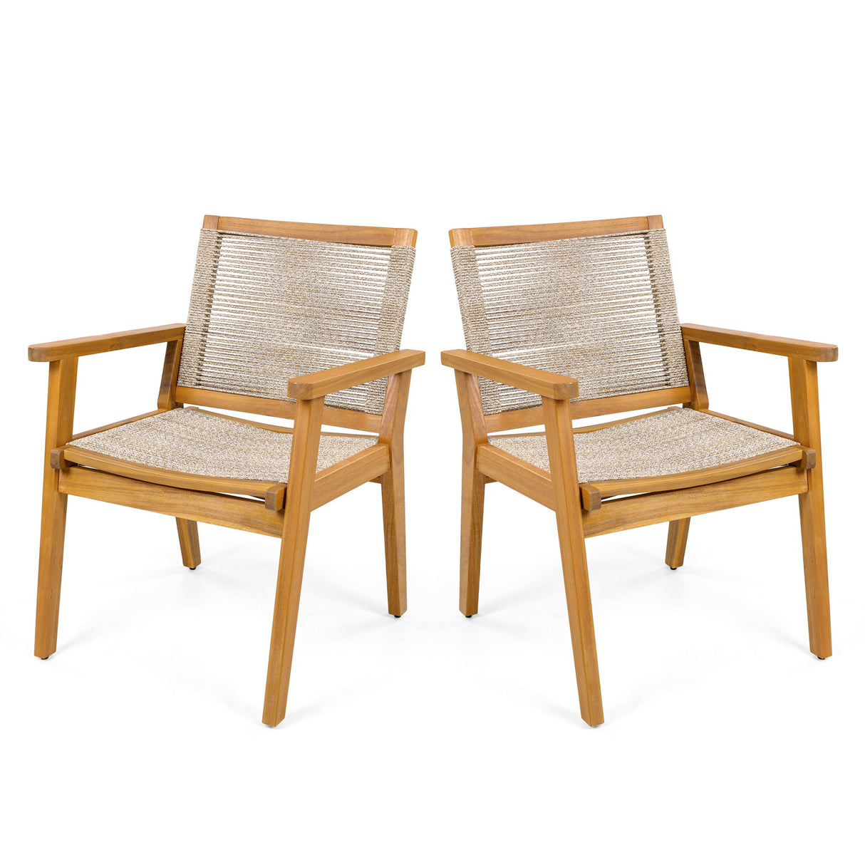 Outdoor Rope Dining Chair (Set of 2)