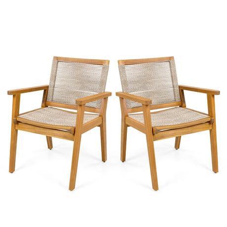 Outdoor Rope Dining Chair (Set of 2)