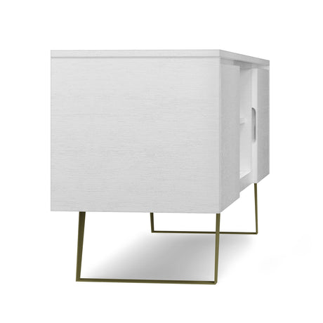 Lowry - TV Media Stand - White