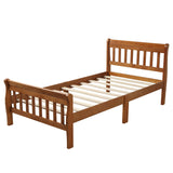 Platform Bed, Mattress Foundation Sleigh Bed With Headboard, Footboard, Slat Support