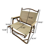 5 Pieces Dining Set, Multi-Function Foldable And Portable, 1 Dining Table & 4 Folding Chairs, Indoor And Outdoor Universal For Children - Natural