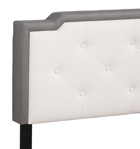 Deb - Queen Bed - Light Gray