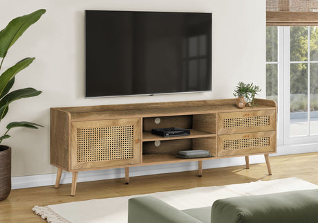 TV Stand, Console, Media Entertainment Center, Storage Cabinet, Transitional