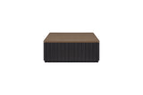 Channel - Cocktail Table With Casters - Black