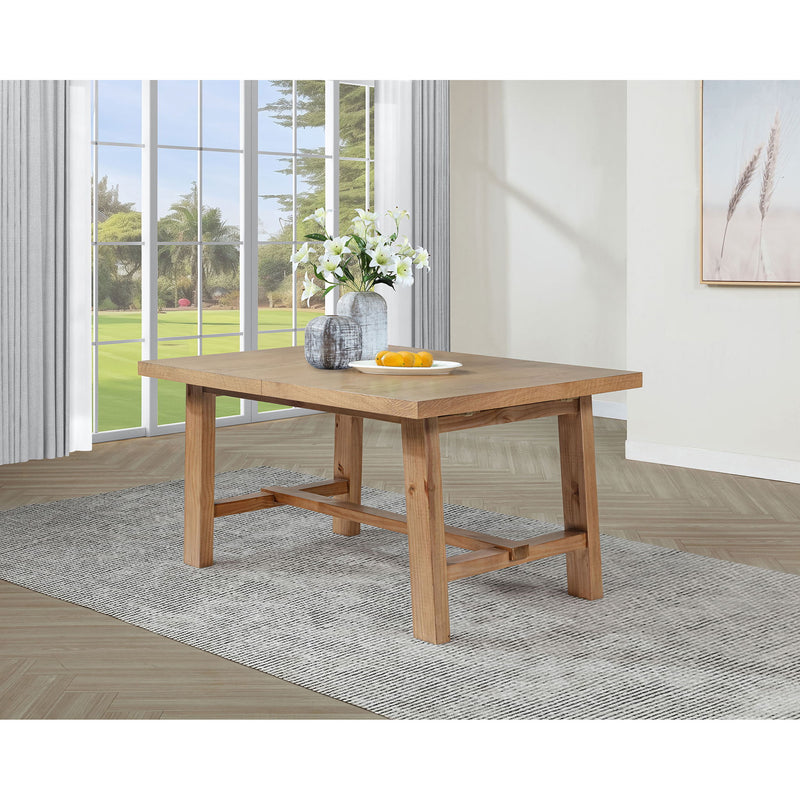 Extension Leaf Dining Table With Removable Leaf - Natural