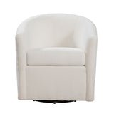 Oaklynn - Barrel Style Swivel Accent Chair