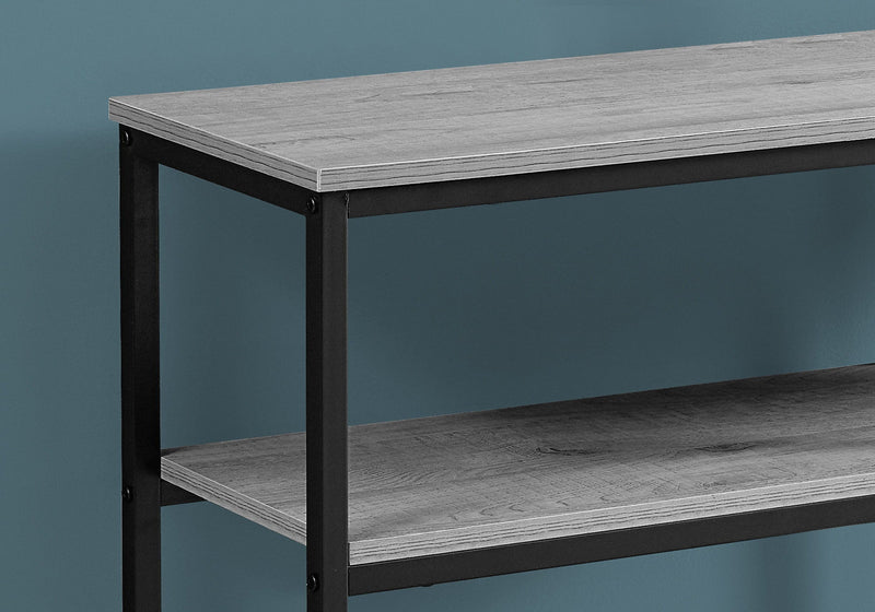 Accent Console Table For Entryway, Contemporary & Convenient Design - Gray