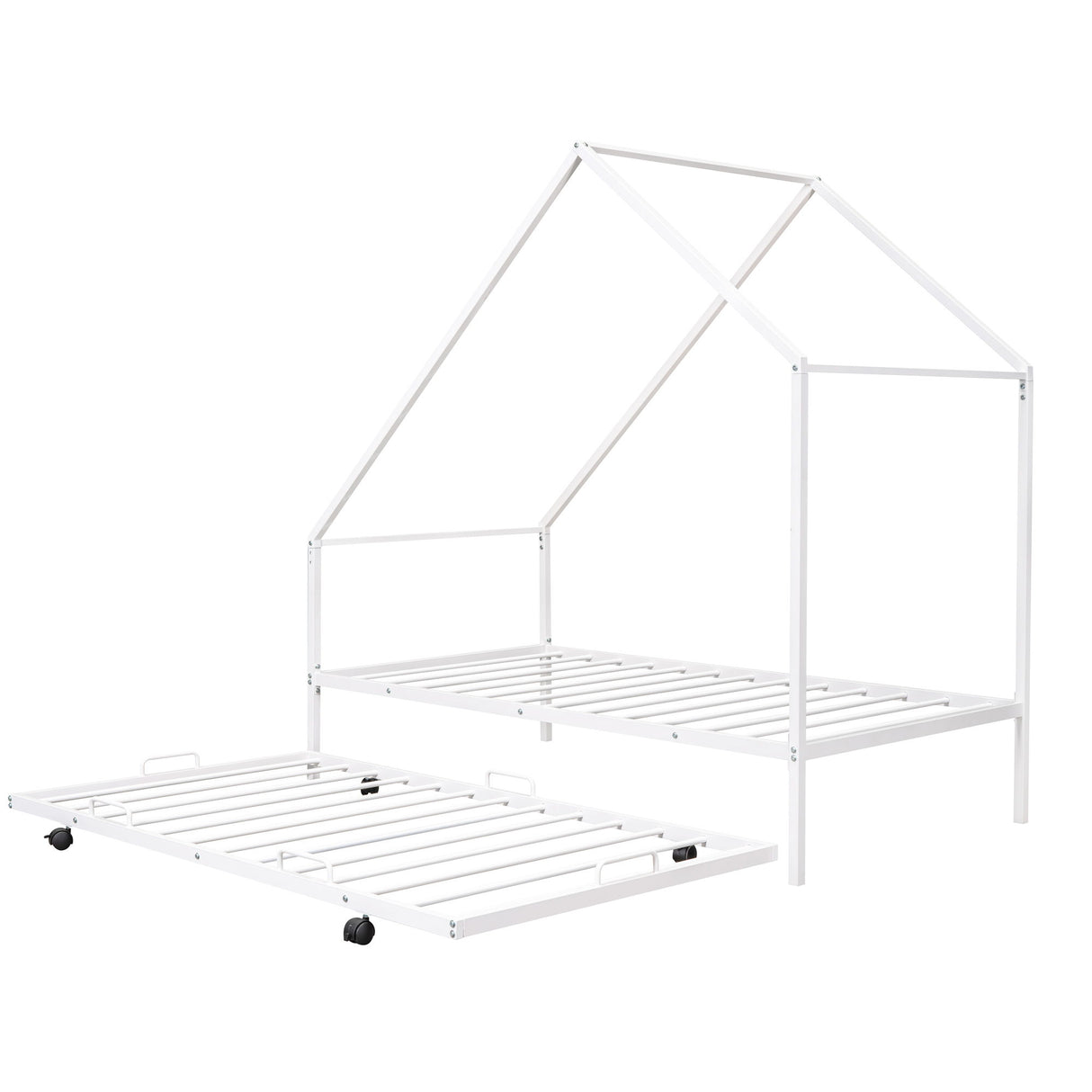 House Bed With Trundle