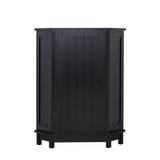 Bathroom Cabinet Triangle Corner Storage Cabinet With Adjustable Shelf Modern Style