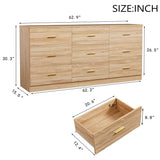 9 Drawer Dresser, Ample Storage For Bedroom