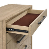 6 Drawer Chest With Smooth Glides - Brown