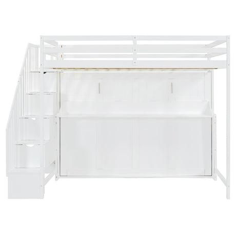 Murphy Bed With Smart Hydraulic System And Desk Design