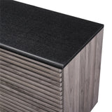 Contemporary Sliding Slat Door Sideboard