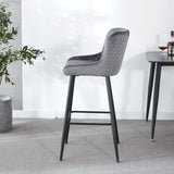 Ergonomic Counter Height Bar Stool (Set of 2)