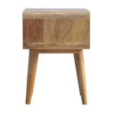 Minimalist Open Curved Nightstand