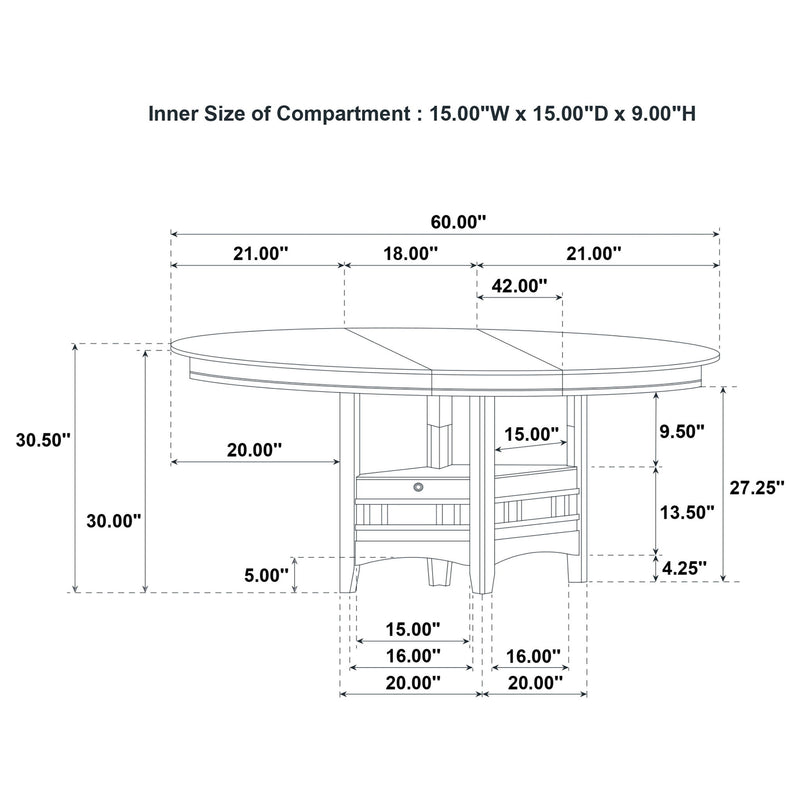 Davis - 5 Piece Oval Extension Leaf Dining Set With Pedestal Base - Light Oak