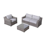 Stylish Sofa Seating Group With Cushions Perfect For Outdoor Gatherings