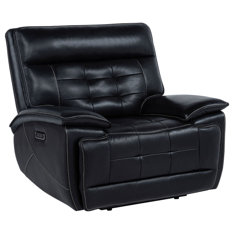 Hayden - Power Recliner With Dual Control, USB Charging Ports - Black