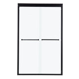 Modern Double Sliding Shower Enclosure, Tempered Glass